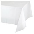 Omg 710241 54 x 108 in. Paper Poly Table CoverWhite OM573281